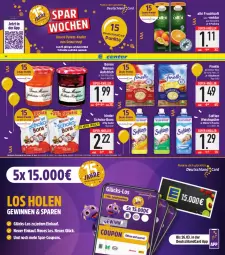 Gazetka promocyjna E Center - Angebote der Woche - Gazetka - ważna od 18.03 do 18.03.2023 - strona 16 - produkty: aufstrich, beutel, bonne maman, coupon, coupons, deutschlandcard, eis, finello, flasche, frucht, fruchtsaft, Käse, Kinder, mam, Nektar, reis, saft, schoko, schoko-bons, Softlan, super-knüller, Ti, weichspüler, ZTE