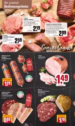Gazetka promocyjna Rewe - REWE Ihr Kaufpark - Gazetka - ważna od 26.03 do 26.03.2022 - strona 6 - produkty: aktionspreis, auer, aufschnitt, Bau, Bauer, eis, gin, hausmarke, kochschinken, leberwurst, mac, meersalz, Mett, mettwurst, nuss, reis, rewe hausmarke, Rotwurst, salz, schinken, Ti, Tiere, wurst, zwiebel, zwiebelmettwurst