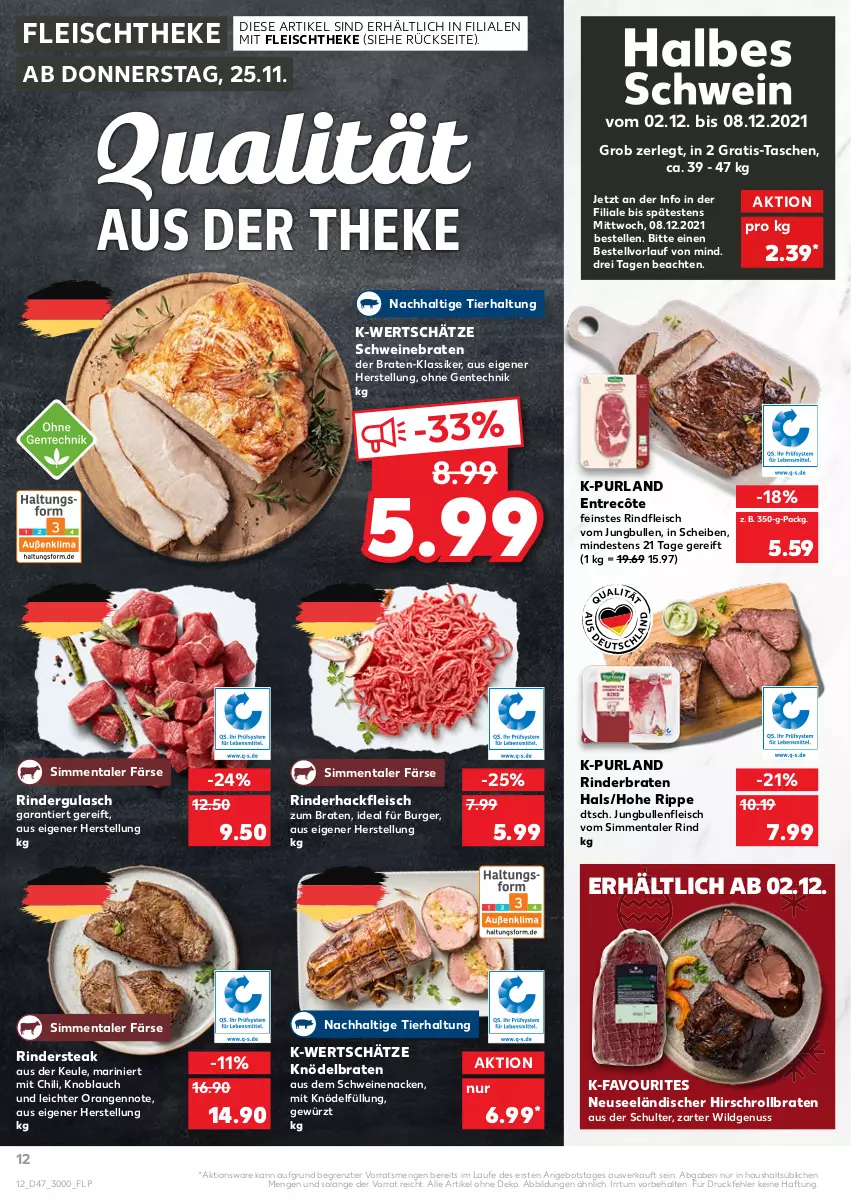 Aktueller Prospekt Kaufland - von 25.11 bis 01.12.2021 - strona 12