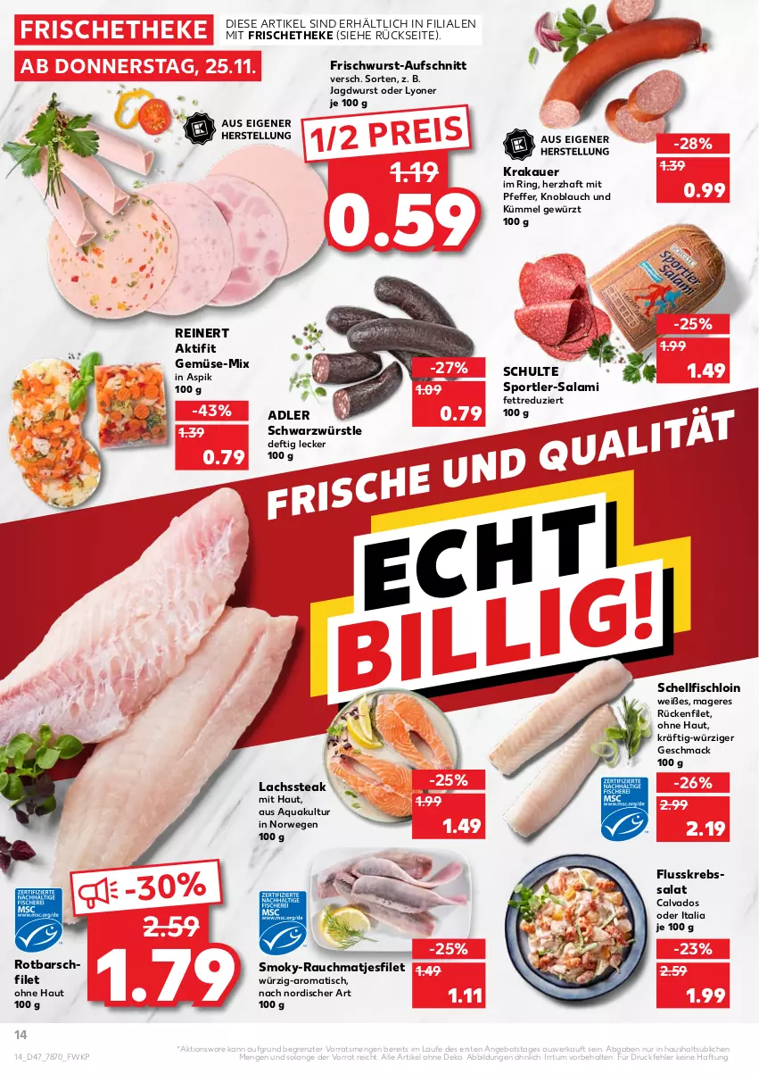 Aktueller Prospekt Kaufland - von 25.11 bis 01.12.2021 - strona 14