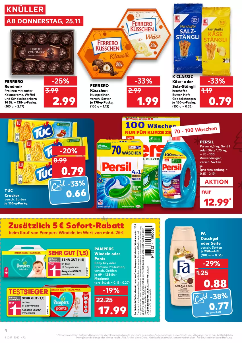 Aktueller Prospekt Kaufland - von 25.11 bis 01.12.2021 - strona 4