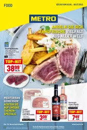 Gazetka promocyjna Metro - Food - Gazetka - ważna od 06.07 do 06.07.2022 - strona 1 - produkty: amaro, dell, fisch, flasche, getränk, getränke, Metro, mortadella, Palette, prosciutto, prosciutto cotto, rama, ramazzott, ramazzotti, rosato, schnitten, steak, steaks, thunfisch, Ti, top-hit, Wild, zott