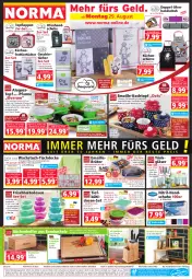 Gazetka promocyjna Norma - Norma - Gazetka - ważna od 05.09 do 05.09.2022 - strona 1 - produkty: Abba, bambus, Bau, baumwolle, Bebe, beere, bio, braten, Bratentopf, brot, Brotkasten, decke, Deckel, Eckregal, eis, elle, fleisch, Fleischtopf, frischhaltedosen, Frottiertücher, geschirr, geschirrtücher, gin, Glasdeckel, Gläser, handschuhe, herdarten, himbeer, himbeere, Holz, ilag, kiwi, Kochtopf, küche, Küchen, Küchenhelfer, Küchenschürze, latte, maille, Mantel, messer, messerblock, milch, mint, ndk, Ofen, pfanne, pfannen, quad, regal, reis, Ria, rum, schuhe, Schürze, stielkasserolle, Ti, tisch, tischdecke, topf, tuc, tücher, vita, wachstuch, wolle