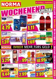 Gazetka promocyjna Norma - Norma - Gazetka - ważna od 05.09 do 05.09.2022 - strona 15 - produkty: banane, Cap, cappuccino, cin, creme, deo, drink, duschgel, erfrischungsgetränk, flasche, gelee, getränk, joghur, joghurt, kaffee, kakao, keks, kekse, kirsch, lion, Nassnahrung, nudel, nudeln, pfirsich, röstkaffee, sauce, snack, snacks, spaghetti, Ti