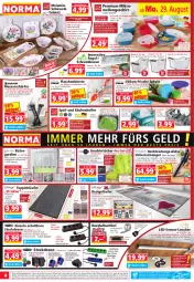 Gazetka promocyjna Norma - Norma - Gazetka - ważna od 05.09 do 05.09.2022 - strona 4 - produkty: abdeckhaube, adapter, akku, Bau, Bebe, Behälter, besteck, beutel, Blüte, Brei, bürste, bürsten, decke, Deckel, dell, edelstahl, eis, elle, flasche, geschirr, geschirrtücher, gin, Kette, korb, kraft, küche, Küchen, Küchenhelfer, lachs, Läufer, Leuchte, LG, messer, mikrowelle, Mode, ndk, obst, pet-flasche, pet-flaschen, pfanne, pfannen, Pfannenwender, quad, regal, reis, Ria, rosen, rwe, Salsa, Schal, Schere, schneidebrett, Schrank, schüssel, Spiele, Spülbeckeneinlage, steckdose, Steckdosenadapter, Steckdosenleiste, tablet, tablett, teller, teppich, Ti, tisch, tücher, usb, wasser, weber