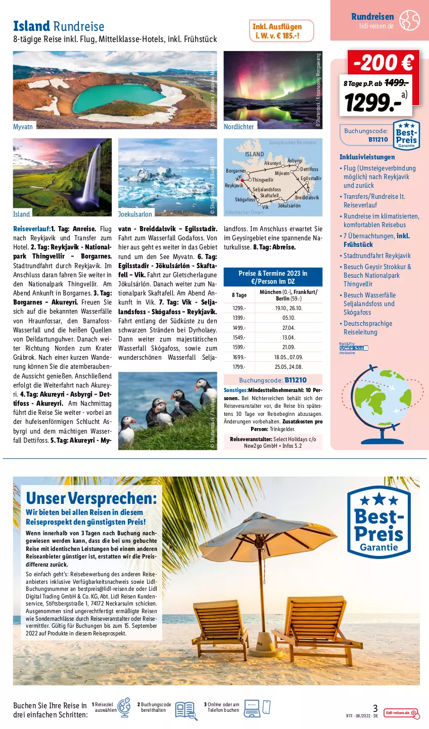 Aktueller Prospekt Lidl - Themenflyer August 2022 - von 13.08 bis 12.10.2022 - strona 3 - produkty: arlo, bestpreis, Brei, buch, deutschsprachige reiseleitung, eis, elle, erde, gin, inklusivleistungen, LG, reis, reiseveranstalter, reiseverlauf, sana, senf, skyy, telefon, Ti, tisch, wasser, Yo