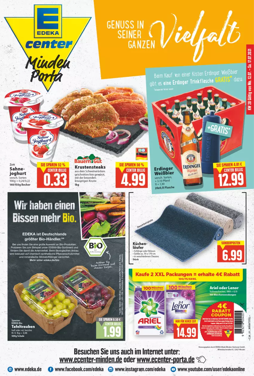 Aktueller Prospekt E Center - Angebote der Woche - von 12.07 bis 17.07.2021 - strona 1