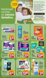 Gazetka promocyjna Rewe - Prospekte - Gazetka - ważna od 03.04 do 03.04.2022 - strona 19 - produkty: aktionspreis, Alwa, Always, ariel, Bau, blend-a-med, creme, dailies, Discreet, eis, elle, gillette, Kinder, lenor, lenor weichspüler, lion, mac, oral-b, orchidee, pampers, pampers baby dry, Pods, precision clean, pril, Rasierklinge, rasierklingen, reis, Sport, Ti, wäscheparfüm, weichspüler, zahncreme