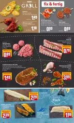 Gazetka promocyjna Rewe - Prospekte - Gazetka - ważna od 03.04 do 03.04.2022 - strona 4 - produkty: aktionspreis, axe, backfisch, bratwurst, eis, elle, erde, filet, filets, fisch, fleisch, Frische Hähnchen, gewürz, grill, gyros, Haxe, henkel, kabeljaufilet, knoblauch, kotelett, Kraut, krautsalat, lachs, lamm, lammkeule, mac, marinade, natur, Rauch, reis, saft, salat, schenkel, schwein, schweine, schweinefleisch, spareribs, steak, steaks, Steinbeißer, Steinbeißerfilet, Tasche, Ti, wein, weine, wurst, zaziki