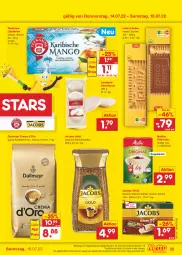 Gazetka promocyjna Netto Marken-Discount - Filial-Angebote - Gazetka - ważna od 16.07 do 16.07.2022 - strona 35 - produkty: Amber, angebot, Becher, bestpreis, bohne, bohnen, bohnenkaffee, dallmayr, eis, jacobs, Jacobs Gold, kaffee, kaffeebohnen, keks, kekse, knorr, knorr pasta, lambertz, Ländertee, leibniz, löslicher bohnenkaffee, maggi, melitta, pasta, pasta snack, ravioli, reis, snack, tee, teekanne, Ti, Tüte, usb, ZTE