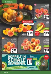 Gazetka promocyjna E Center - Angebote der Woche - Gazetka - ważna od 24.06 do 24.06.2023 - strona 4 - produkty: aktionspreis, aprikose, aprikosen, eis, fleisch, Nektar, nektarinen, nuss, oder pfirsiche, pfirsich, pfirsiche, reis, Schal, Schale, tafeläpfel, Ti