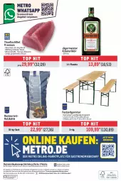 Gazetka promocyjna Metro - GastroJournal - Gazetka - ważna od 21.08 do 21.08.2024 - strona 34 - produkty: abholpreise, angebot, angebote, auer, eis, filet, fisch, flasche, fleisch, garnitur, Germ, getränk, getränke, Holz, holzkohle, ilag, jägermeister, kräuter, kräuterlikör, lack, LG, likör, Meister, Metro, Palette, Rauch, reis, rwe, sac, thunfisch, Ti, tisch, Wild, Zelt