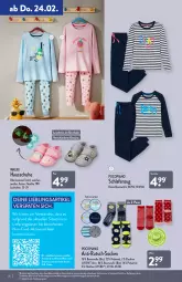 Gazetka promocyjna Aldi Nord - Aldi-Vorschau - Gazetka - ważna od 26.02 do 26.02.2022 - strona 16 - produkty: angebot, Anzug, Bau, baumwolle, bio, elle, garnitur, gin, Hausschuhe, Leuchte, leuchten, pocopiano, reine baumwolle, resa, Ria, Schlafanzug, schuhe, socken, Ti, walkx, wolle, ZTE