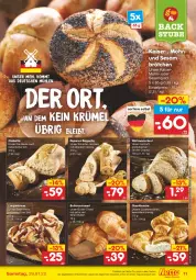 Gazetka promocyjna Netto Marken-Discount - Filial-Angebote - Gazetka - ważna od 29.01 do 29.01.2022 - strona 11 - produkty: angebot, backofen, baguette, brot, brötchen, butter, ciabatta, Croissant, eis, Kaiser, mehl, Meister, Ofen, peperoni, Peroni, quark, reis, salz, sesam, stube, Tasche, Ti, Tiere, tisch, weltmeisterbrot, ZTE