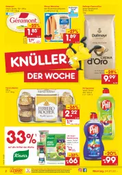 Gazetka promocyjna Netto Marken-Discount - Filial-Angebote - Gazetka - ważna od 29.01 do 29.01.2022 - strona 2 - produkty: bohne, bohnen, buch, dallmayr, eis, ferrero, Ferrero Rocher, géramont, Holz, kaffee, kaffeebohnen, knorr, ndk, pril, reis, salat, salatkrönung, spülmittel, Ti, versandkostenfrei, wiener, wiener würstchen, würstchen