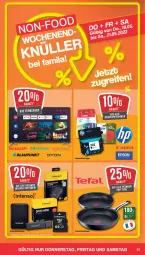 Gazetka promocyjna Famila - Prospekte - Gazetka - ważna od 21.05 do 21.05.2022 - strona 35 - produkty: beispielabbildung, drucker, eis, fernseher, intenso, pfanne, pfannen, tefal, Ti