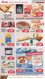 Gazetka promocyjna Famila - Prospekte - Gazetka - ważna od 21.05 do 21.05.2022 - strona 8 - produkty: apfel, backwaren, baguette, baguettes, berliner, beutel, brot, brötchen, ciabatta, Dr. Oetker, eis, Faktu, filet, knäckebrot, kuchen, lachs, lachsfilet, Plunder, regal, reis, Schwarzbrot, seelachsfilet, sesam, spitzenqualität, steak, stube, Tasche, Ti, uhr, wasa, weizenbrötchen, zwiebel