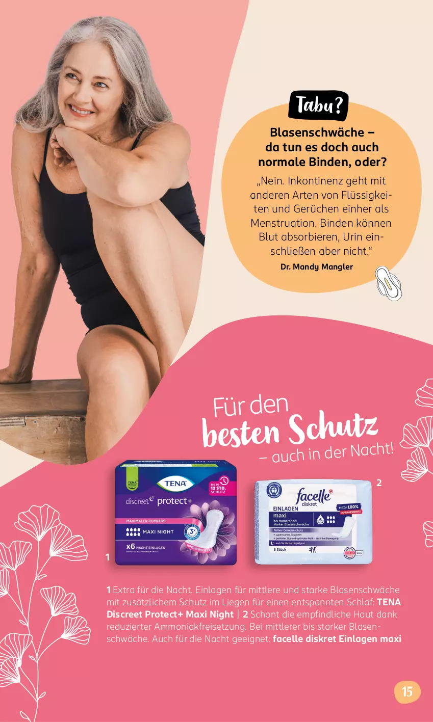 Aktueller Prospekt Rossmann - Prospekte - von 19.08 bis 08.09.2024 - strona 15 - produkty: bier, Biere, binden, cin, Discreet, eis, elle, Facelle, Liege, reis, Ti