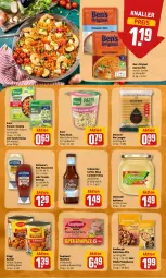 Gazetka promocyjna Rewe - Prospekte - Gazetka - ważna od 26.06 do 26.06.2022 - strona 22 - produkty: apfel, apfelmus, Becher, Ben’s Original, Berger, bio, caramel, eis, erde, fisch, gin, in olivenöl, Käse, ketchup, knorr, knorr pasta, kräuter, lasagne, maggi, mayonnaise, nuss, odenwald, olive, oliven, olivenöl, pasta, pasta snack, pinienkerne, ravioli, reis, sahne, salat, salatkrönung, sauce, saupiquet, Schwartau, seeberger, sirup, snack, thunfisch, Ti, tomato ketchup, Yo, zucker