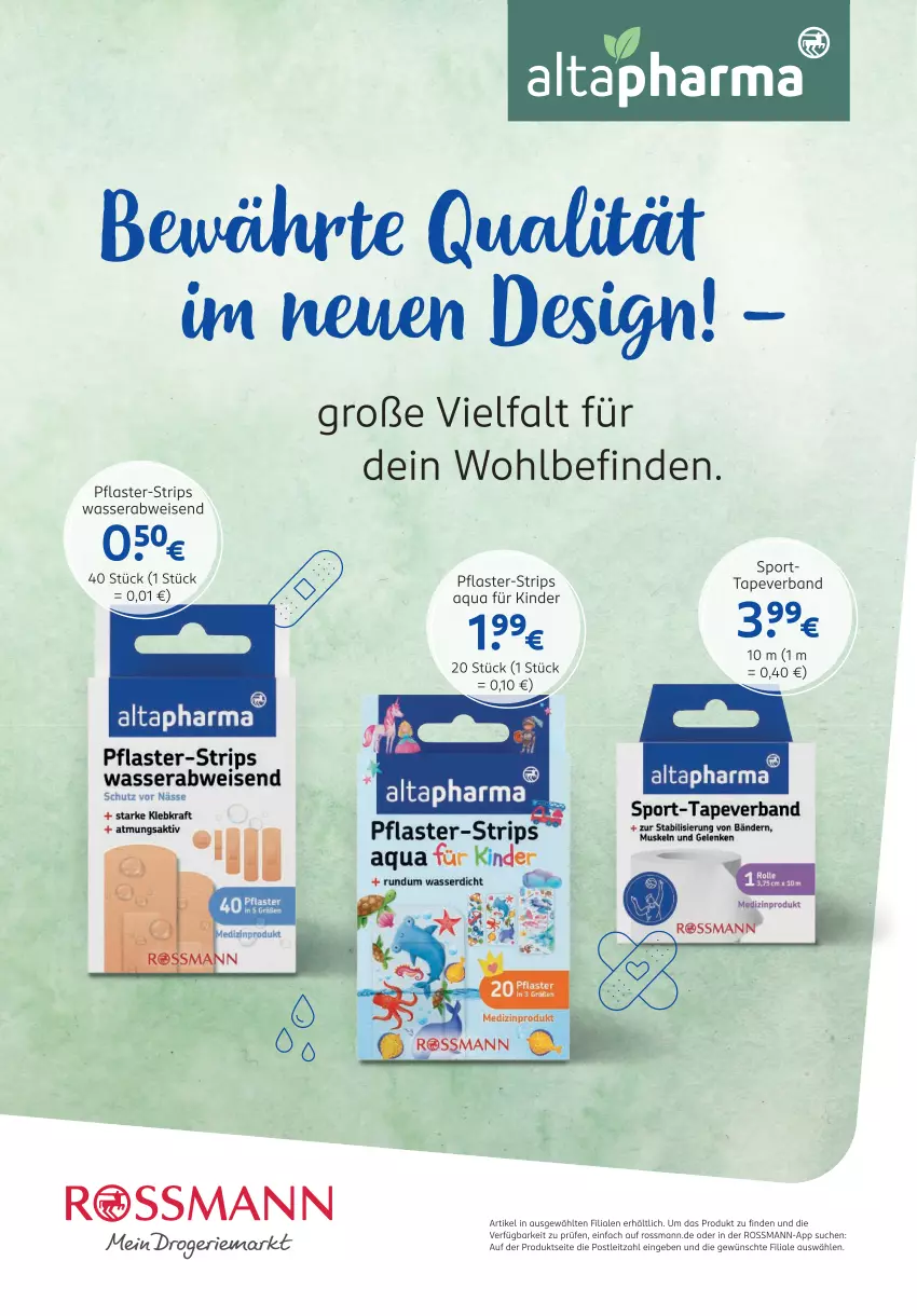 Aktueller Prospekt Rossmann - Prospekte - von 01.10.2025 bis 31.03.2026 - strona 41 - produkty: aqua, eis, Kinder, kraft, leitz, medizinprodukt, pflaster, Sport, Ti, wasser