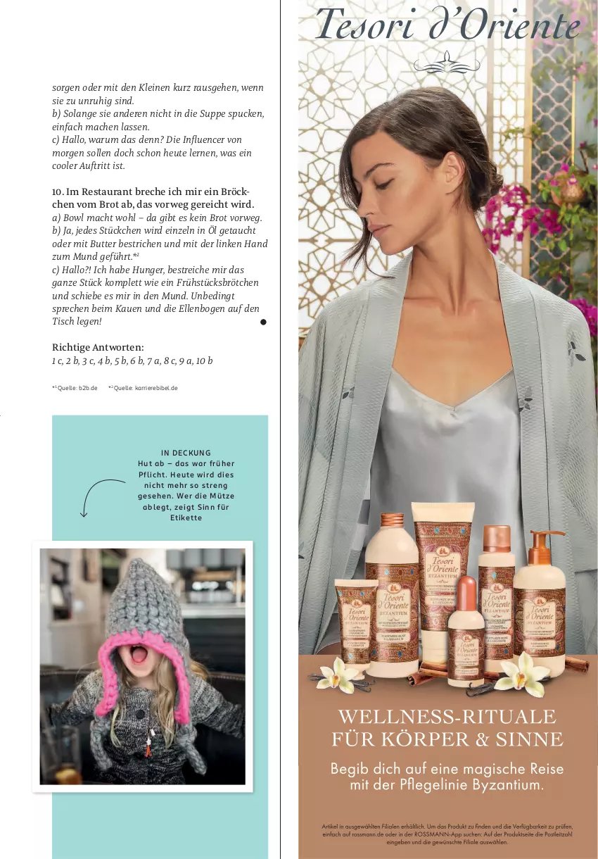 Aktueller Prospekt Rossmann - Prospekte - von 01.10.2025 bis 31.03.2026 - strona 87 - produkty: brot, brötchen, butter, elle, Heu, Kette, leine, mac, Mütze, rum, rwe, suppe, Ti, tisch