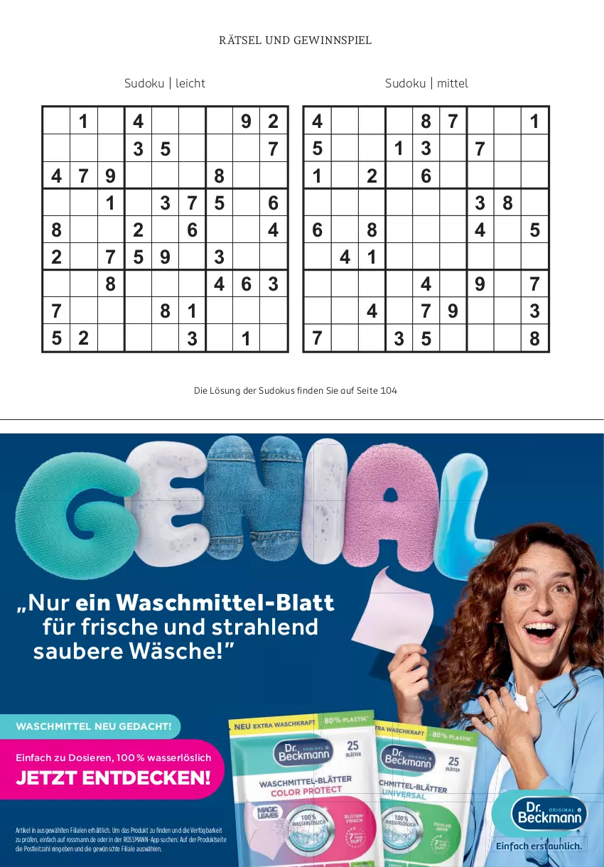 Aktueller Prospekt Rossmann - Prospekte - von 01.10.2025 bis 31.03.2026 - strona 90 - produkty: decke, gewinnspiel, leitz, Ti, waschmittel, wasser