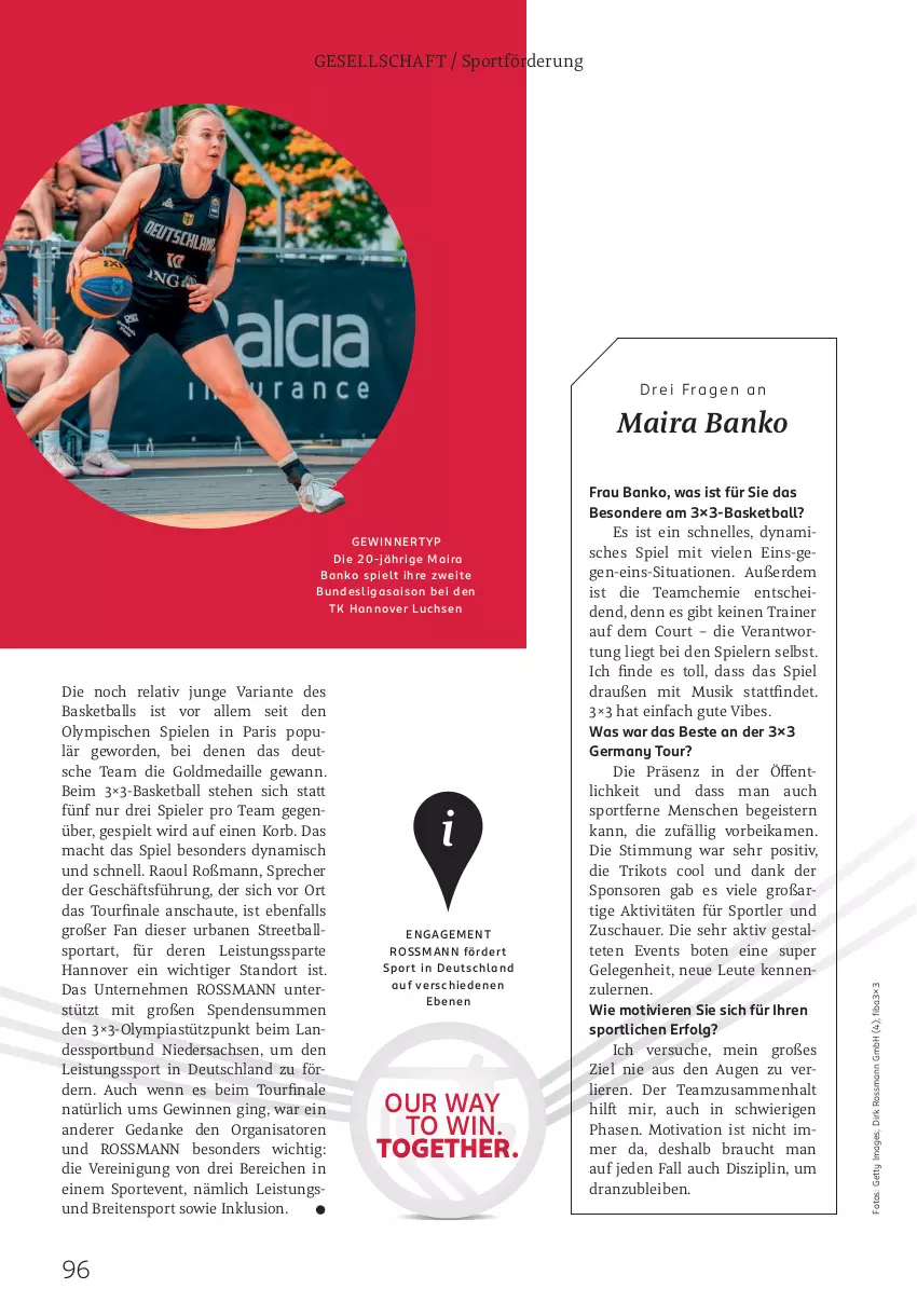 Aktueller Prospekt Rossmann - Prospekte - von 01.10.2025 bis 31.03.2026 - strona 96 - produkty: auer, ball, Bank, Brei, eis, elle, erde, Germ, gin, korb, LG, mac, Rauch, Reinigung, rel, Ria, sac, Spiele, Sport, Ti, Trikot