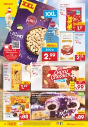 Gazetka promocyjna Netto Marken-Discount - Filial-Angebote - Gazetka - ważna od 09.07 do 09.07.2022 - strona 18 - produkty: angebot, backofen, blueberry, Cashew, cashewkerne, chips, choclait chips, choco crossies, cola, crossies, Donut, eis, griesson, keks, leibniz, lindt, lorenz, mango, ndk, Ofen, reis, smoothie, stube, Ti, versandkostenfrei, zitrone