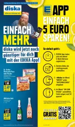 Gazetka promocyjna Diska - Prospekte - Gazetka - ważna od 03.12 do 03.12.2022 - strona 1 - produkty: angebot, angebote, cola, deka, flasche, mm extra, pizza, ristorante, ristorante pizza, sekt, Ti