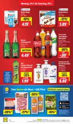 Gazetka promocyjna Lidl - Aktionsprospekt - Gazetka - ważna od 29.04 do 29.04.2023 - strona 12 - produkty: aktionspreis, angebot, coca-cola, cola, coupon, eis, elle, fanta, jahrgangssekt, Kinder, kinder bueno, kinder riegel, Mezzo Mix, milch, mumm, ndk, pantene, pantene pro-v, preisvorteil, pro-v, Rauch, Reinigung, Reinigungsmilch, reis, riegel, rwe, Schal, Schale, sekt, shampoo, sprite, teller, Ti, weck, ZTE