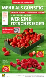 Gazetka promocyjna Lidl - Aktionsprospekt - Gazetka - ważna od 29.04 do 29.04.2023 - strona 6 - produkty: angebot, beere, beeren, discount, eis, ente, erdbeere, erdbeeren, frucht, himbeer, himbeere, himbeeren, magazin, obst, Obst und Gemüse, reis, Ti, und gemüse