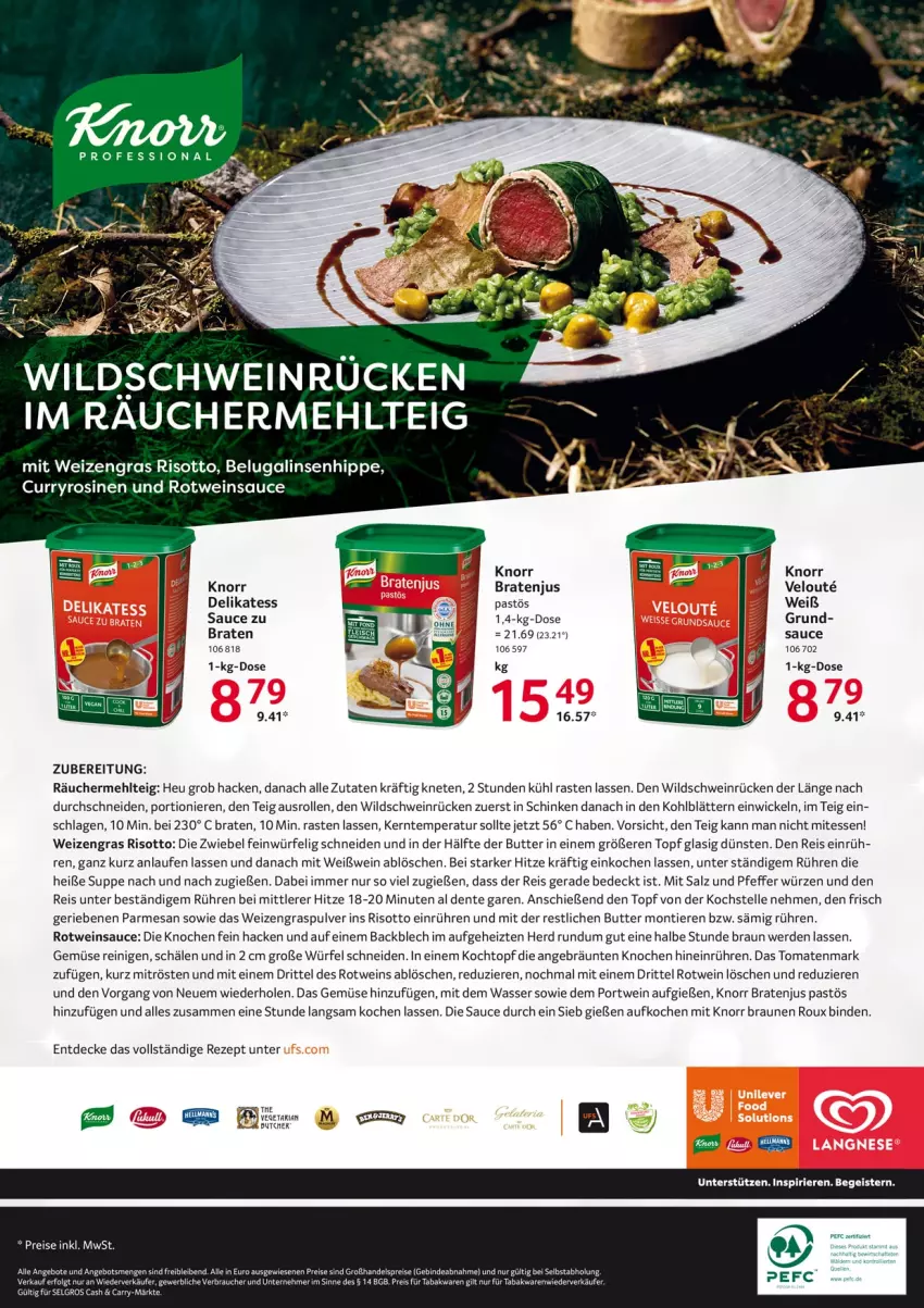 Aktueller Prospekt Selgros - Vorschau:
            Gastro - von 10.02 bis 23.02.2022 - strona 56 - produkty: angebot, angebote, Beluga, binden, braten, braun, butter, curry, decke, eis, elle, ente, erde, Heu, hipp, knorr, Kochtopf, Laufen, LG, linsen, mehl, pfeffer, Portwein, Rauch, reis, rezept, Ria, risotto, rotwein, salz, sauce, schinken, schwein, suppe, Ti, Tiere, tomate, tomaten, tomatenmark, topf, Vegeta, wasser, wein, Weißwein, WICK, Wild, Wildschwein, würfel, ZTE, zwiebel