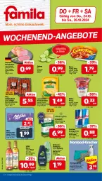 Gazetka promocyjna Famila - Prospekte - Gazetka - ważna od 26.10 do 26.10.2024 - strona 1 - produkty: Becher, bley, braten, curry, drink, eis, energy drink, flasche, froop, gurke, gurken, Käse, käsescheiben, kasseler, kracher, lachs, Lachsbraten, leerdammer, lillet, meica, Mett, mettwurst, milka, milka schokolade, Müller, müller froop, red bull, Reinigung, reis, Schal, Schale, schauma, schauma shampoo, schnitten, schoko, schokolade, schwein, shampoo, spülung, Ti, tücher, wein, wurst, ZTE