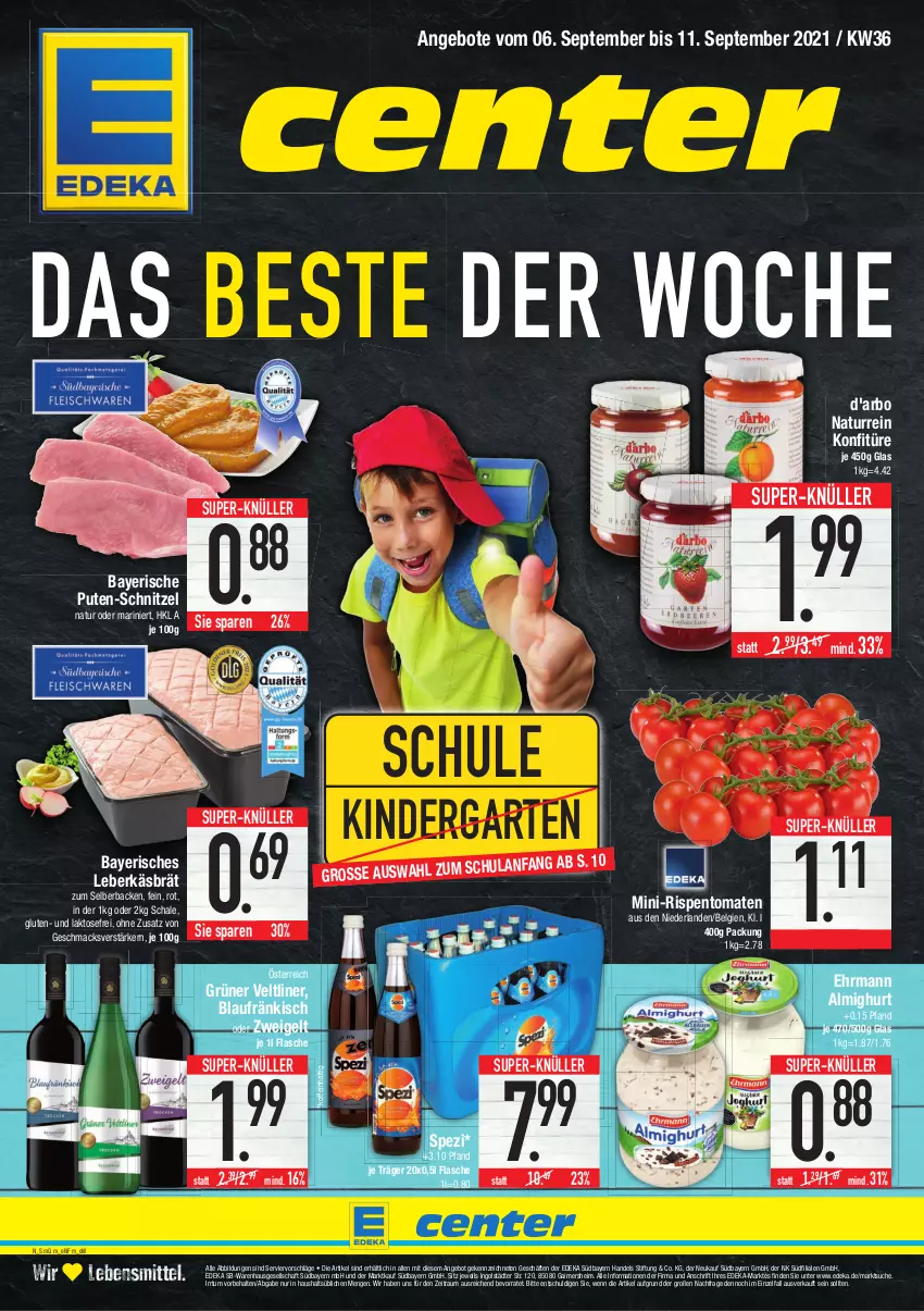 Aktueller Prospekt E Center - Angebote der Woche - von 06.09 bis 11.09.2021 - strona 1