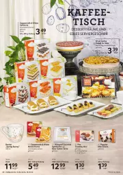 Gazetka promocyjna Selgros - Osterfest - Gazetka - ważna od 16.04 do 16.04.2022 - strona 20 - produkty: apfel, Becher, blätterteig, coppenrath, creme, dessert, eis, geschirr, Käse, Meister, Popp, reis, Ria, ring, sahne, Ti, tiramisu, tisch, Törtchen, torte