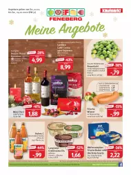 Gazetka promocyjna Feneberg - Prospekte - Gazetka - ważna od 24.12 do 24.12.2022 - strona 1 - produkty: angebot, angebote, Becher, beutel, bohne, bohnen, butter, caffè crema, cremissimo, doppio passo, eis, elle, espresso, flasche, Hohes C, langnese, langnese cremissimo, lavazza, lebensmittel, LG, mac, natur, oder espresso, passo, primitivo, reis, rosen, Rosenkohl, sim, Streichzart, Ti, vita, weihenstephan, wiener, ZTE