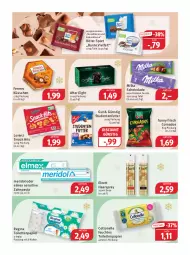 Gazetka promocyjna Feneberg - Prospekte - Gazetka - ważna od 24.12 do 24.12.2022 - strona 14 - produkty: after eight, cottonelle, discount, eis, elle, elmex, elnett, ente, ferrero, feuchtes toilettenpapier, Funny Frisch, gin, haarspray, kakao, lorenz, meridol, milka, milka schokolade, nuss, papier, pasta, reis, ritter, ritter sport, schoko, schokolade, snack, Sport, studentenfutter, Ti, toilettenpapier, zahnpasta