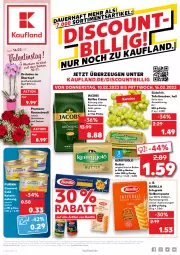 Gazetka promocyjna Kaufland - Gazetka - ważna od 16.02 do 16.02.2022 - strona 1 - produkty: angebot, angebote, barilla, Becher, bohne, bohnen, butter, discount, gin, gourmet gold, hartweizen, irische butter, jacobs, kaffee, kerrygold, korn, orchidee, pasta, purina, Ria, rosen, Rosenstrauß, tafeltrauben, Ti, topf, topf ø 12 cm, trauben, übertopf, ZTE