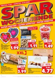 Gazetka promocyjna Kaufland - Gazetka - ważna od 16.02 do 16.02.2022 - strona 6 - produkty: angebot, beere, beeren, beutel, braten, eimer, elle, erdbeere, erdbeeren, erdnüsse, heidelbeere, heidelbeeren, lindt, purland, Romatomaten, Schal, Schale, schnitten, schwein, schweine, schweinerücken, Ti, tomate, tomaten, wein, weine, ZTE