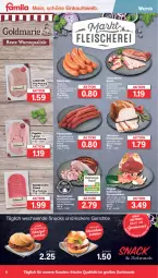 Gazetka promocyjna Famila - Prospekte - Gazetka - ważna od 04.03 do 04.03.2023 - strona 6 - produkty: Bau, braten, brot, brötchen, buch, eintopf, eis, fleisch, geback, gin, hähnchenbrust, Holz, krustenbraten, Leberrolle, lyoner, mac, Mett, metten, Mettenden, paprika, parmaschinken, pastete, pfeffer, Pfefferbeißer, reis, sac, salami, schinken, schnitzel, schwein, snack, snacks, spargel, tesa, Ti, tisch, topf, wein, wurst, Yo