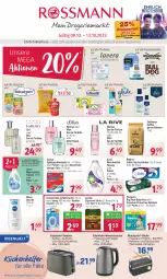 Gazetka promocyjna Rossmann - Prospekte - Gazetka - ważna od 13.10 do 13.10.2023 - strona 1 - produkty: after shave, ariel, ariel waschmittel, baby-dry, Bad, batterie, beutel, bohne, bohnen, brot, brother, dallmayr, dusche, Eau de parfum, eau de toilette, edelstahl, espresso, febreze, gin, jacobs, kaffee, kaffee ganze bohnen, Kocher, küche, Küchen, Küchenhelfer, La Rive, lenor, lenor waschmittel, lufterfrischer, maschinenreiniger, nivea, pampers, Pants, parfum, Pods, Radio, reiniger, somat, spülmaschinen, spülmaschinentabs, Tasche, taschen, taschentücher, Textilerfrischer, Ti, toast, toaster, tücher, waschmittel, wasser, wasserkocher, windeln, windeln oder pants