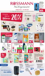 Gazetka promocyjna Rossmann - Prospekte - Gazetka - ważna od 04.08 do 04.08.2023 - strona 1 - produkty: angebot, angebote, ariel, ariel waschmittel, baby-dry, Bad, batterie, batterien, Bewegungssensor, bohne, bohnen, coupon, decke, Deckel, deo, deo roll-on, deospray, deospray 150 ml, dusche, eimer, eis, elle, flasche, kaffee, kaffeepads, küche, Küchen, küchentücher, lavazza, lavazza ganze bohne, oder deo roll-on, olive, palmolive, pampers, Pants, perlen, Pods, roll-on, schauma, schauma shampoo, senseo, shampoo, Soda, sodastream, spülung, staubmagnet, swiffer, teller, Ti, Tiere, tücher, waschmittel, wasser, wassersprudler, windeln, windeln oder pants