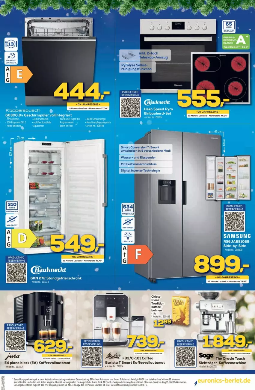 Aktueller Prospekt Euronics - Prospekte - von 22.12 bis 29.12.2021 - strona 9 - produkty: auto, eis, kaffee, kaffeevollautomat, Reinigung, reis, Schal, Ti, wasser