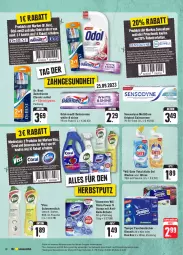 Gazetka promocyjna E Center - Angebote der Woche - Gazetka - ważna od 30.09 do 30.09.2023 - strona 22 - produkty: aktiv gel, bürste, citrus, Coral, coupon, coupons, creme, deka, domestos, Dr. Best, eis, ente, flasche, Gesundheit, gin, Heu, LG, milch, Odol, rabatt-coupon, Rauch, reis, rwe, scheuermilch, sensodyne, super-knüller, Tasche, taschen, taschentücher, Tempo, Ti, tücher, zahnbürste, zahncreme, ZTE