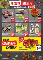 Gazetka promocyjna E Center - Angebote der Woche - Gazetka - ważna od 30.09 do 30.09.2023 - strona 29 - produkty: Abtei, angebot, axe, beutel, blume, blumen, eier, eis, flasche, fleisch, grünländer, Haxe, Kalbfleisch, leberwurst, LG, milch, mit kalbfleisch, Müller, müllermilch, nuss, pet-flasche, reis, rispentomaten, rosen, Rosenstrauß, sahne, super-knüller, Ti, tomate, tomaten, trauben, wurst, ZTE