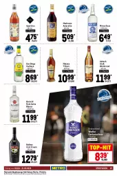 Gazetka promocyjna Metro - GastroJournal - Gazetka - ważna od 21.09 do 21.09.2022 - strona 19 - produkty: Amaretto, aperol, asbach uralt, bacardi, bacardi rum, baileys, bourbon, bourbon whiskey, cachaça, eier, eierlikör, flasche, getränk, getränke, Gorbatschow, irish cream, jim beam, likör, Metaxa, osborne, ouzo, Palette, rum, Schladerer, spirituosen, tequila, Ti, top-hit, veterano, wein, weinbrand, whiskey, wodka