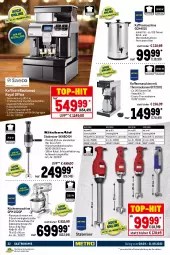 Gazetka promocyjna Metro - GastroJournal - Gazetka - ważna od 21.09 do 21.09.2022 - strona 32 - produkty: aufbewahrungskoffer, auto, Bau, Behälter, beutel, bohne, bohnen, Brei, curry, currywurst, decke, Deckel, edelstahl, eis, elle, ente, fleisch, gyros, kaffee, kaffeemaschine, kaffeevollautomat, koffer, küche, Küchen, küchenmaschine, lebensmittel, leine, messer, Mixer, office, reis, rwe, Schal, schüssel, stabmixer, tasse, teller, Ti, tisch, top-hit, topf, Vakuumierer, wasser, wassertank, wurst