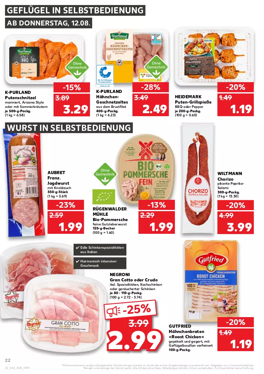 Aktueller Prospekt Kaufland - von 12.08 bis 18.08.2021 - strona 22