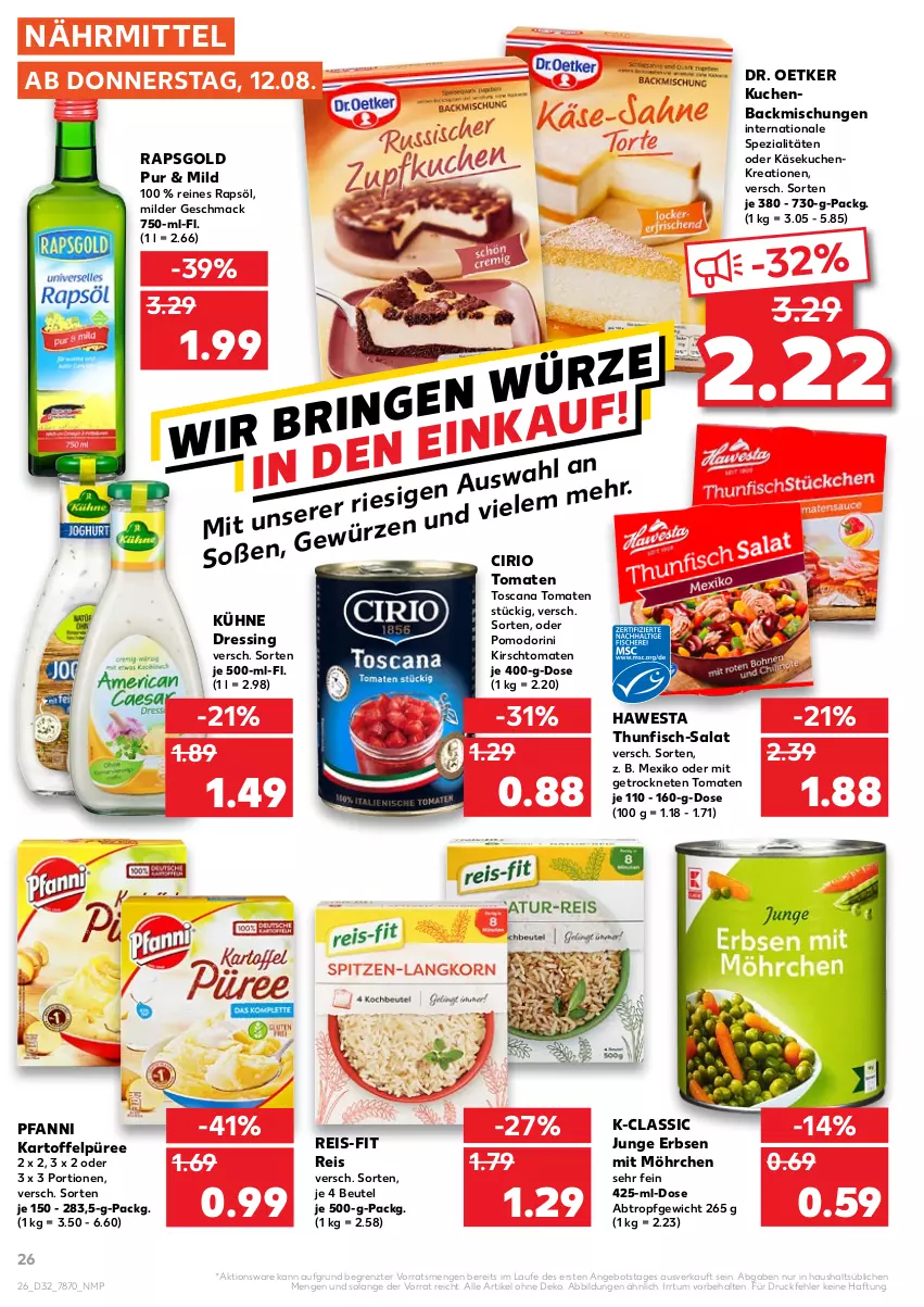 Aktueller Prospekt Kaufland - von 12.08 bis 18.08.2021 - strona 26