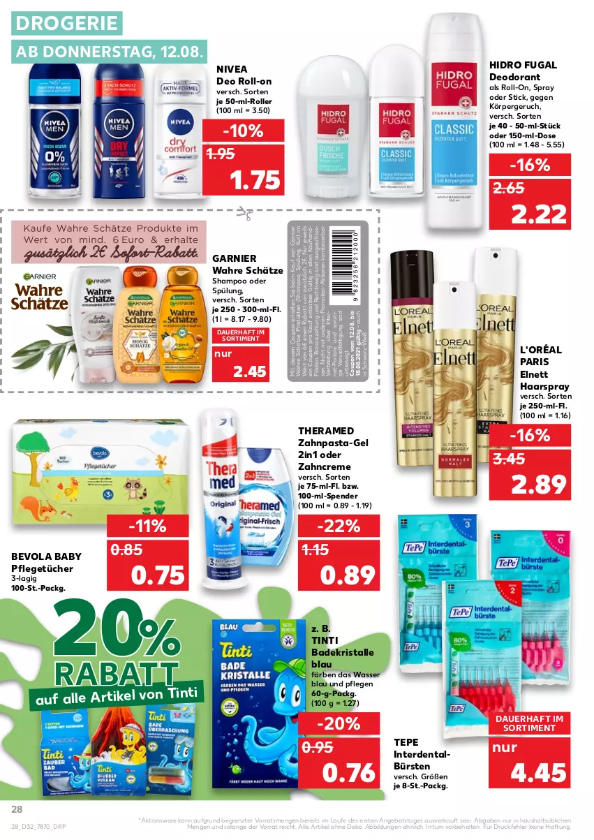 Aktueller Prospekt Kaufland - von 12.08 bis 18.08.2021 - strona 28